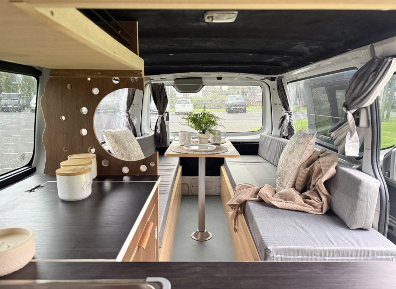 Nissan NV350 Campervan interior and build detail — campervan for sale in Auckland