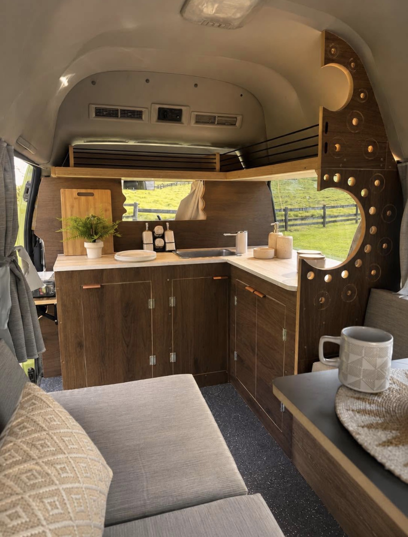 2004 Nissan Caravan High Roof Campervan interior and build detail — campervan for sale in Auckland