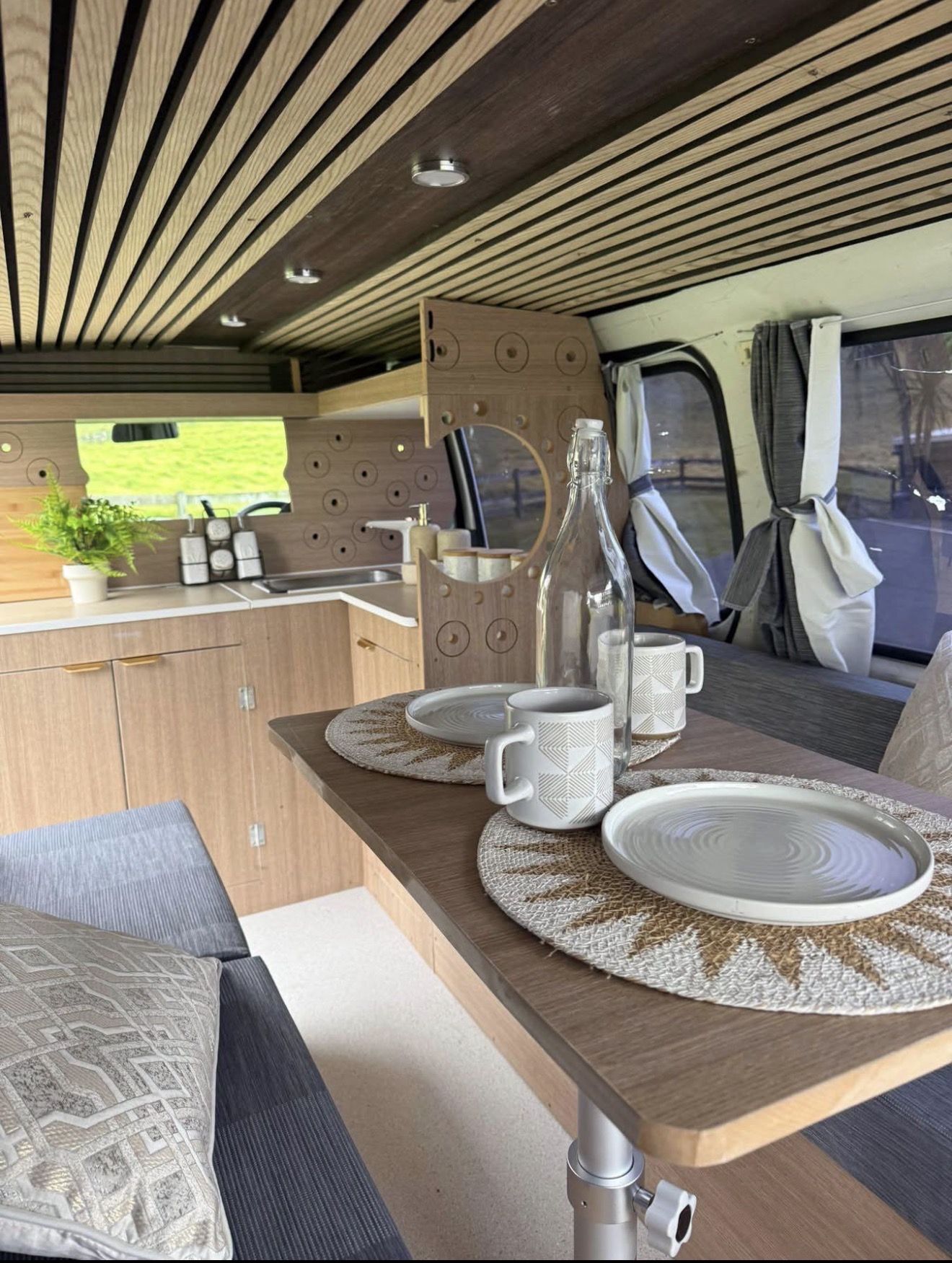 2009 Nissan Caravan Campervan interior and build detail — campervan for sale in Auckland