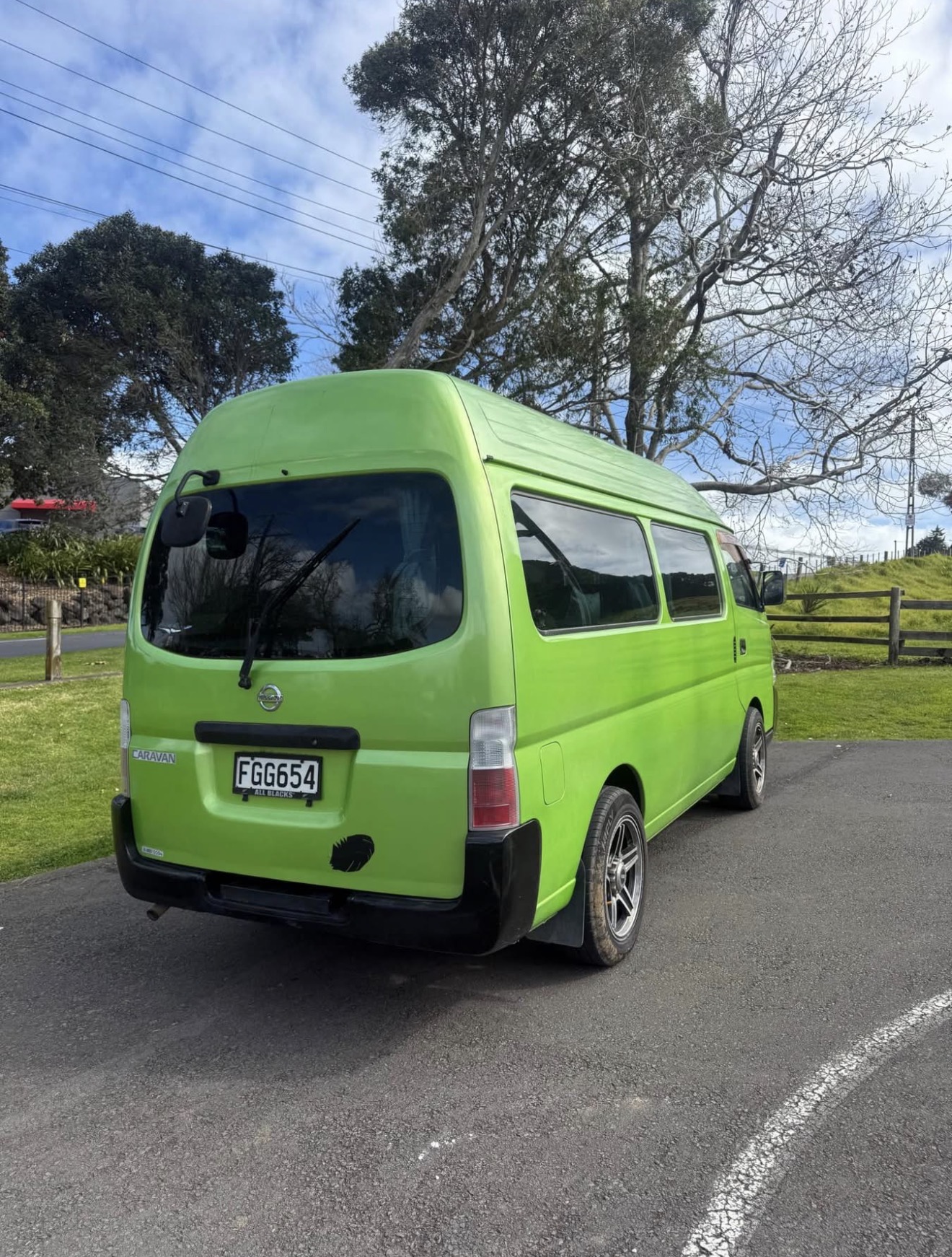 2004 Nissan Caravan High Roof Campervan interior and build detail — campervan for sale in Auckland