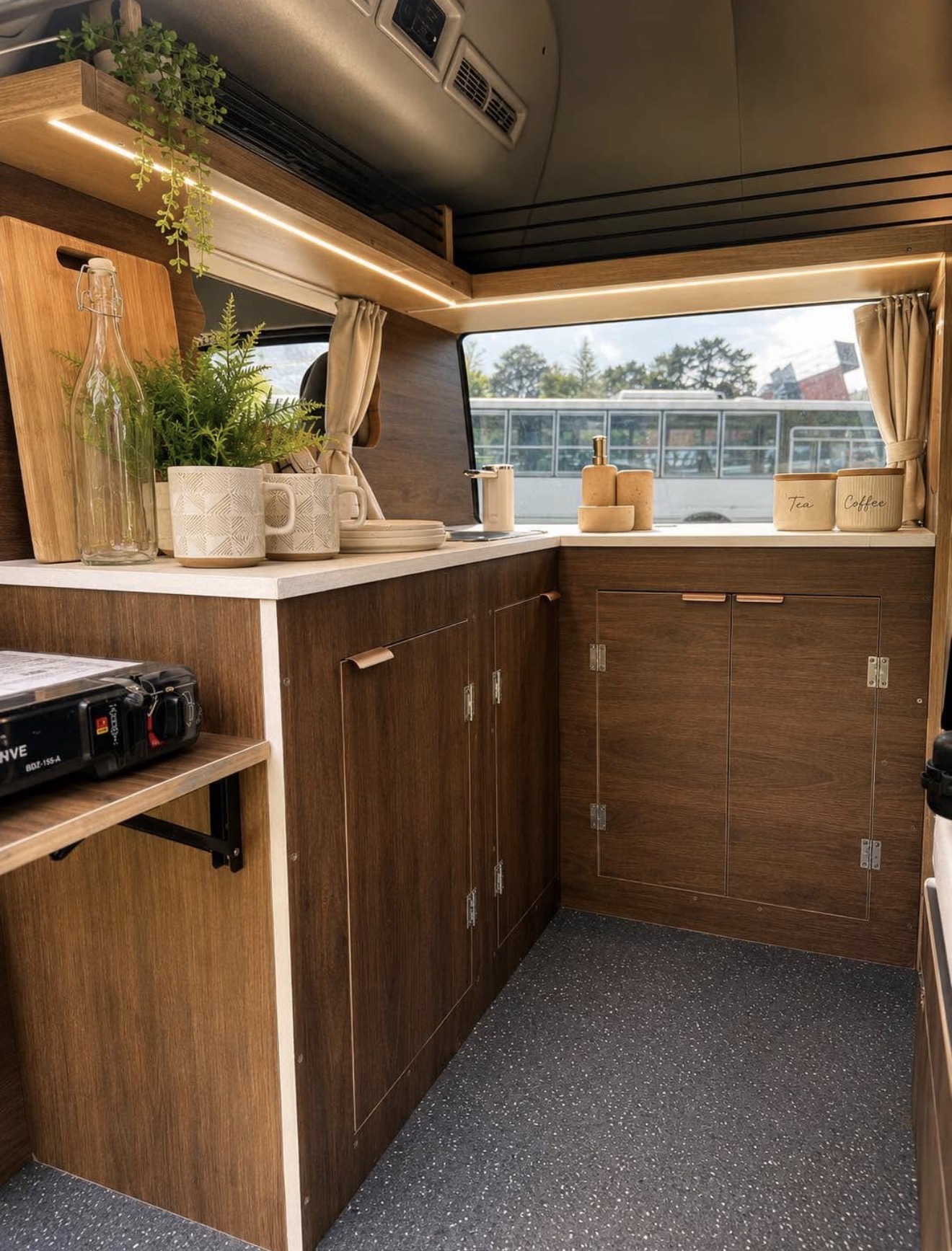 2004 Nissan Caravan High Roof Campervan interior and build detail — campervan for sale in Auckland