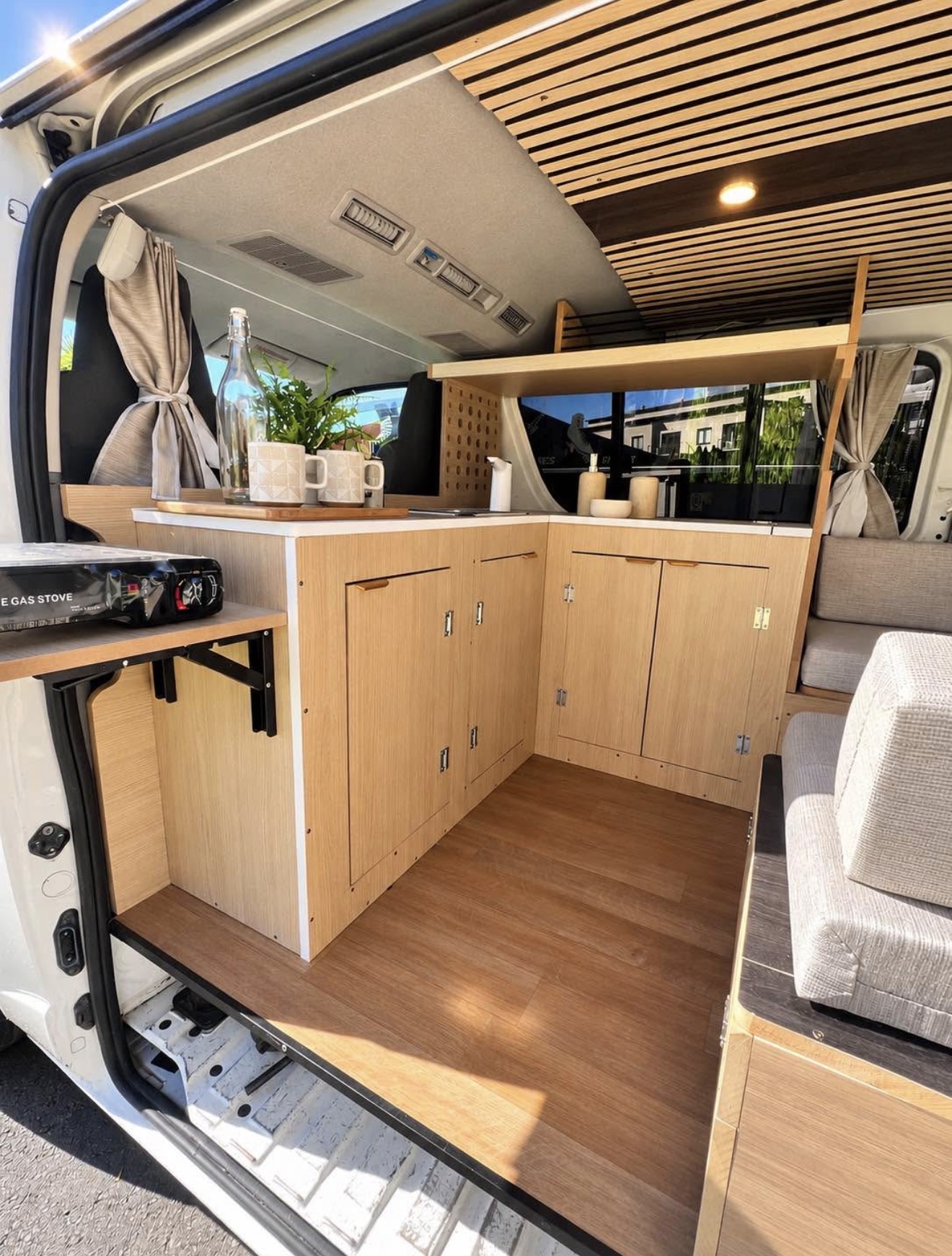 2006 Toyota Hiace Campervan – New Conversion interior and build detail — campervan for sale in Auckland