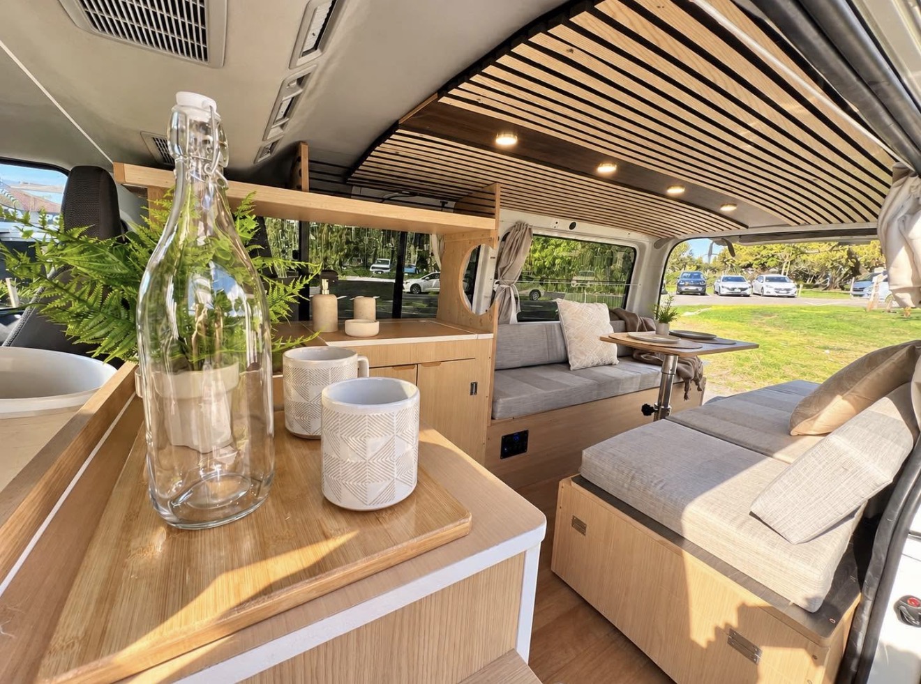 2006 Toyota Hiace Campervan – New Conversion interior and build detail — campervan for sale in Auckland